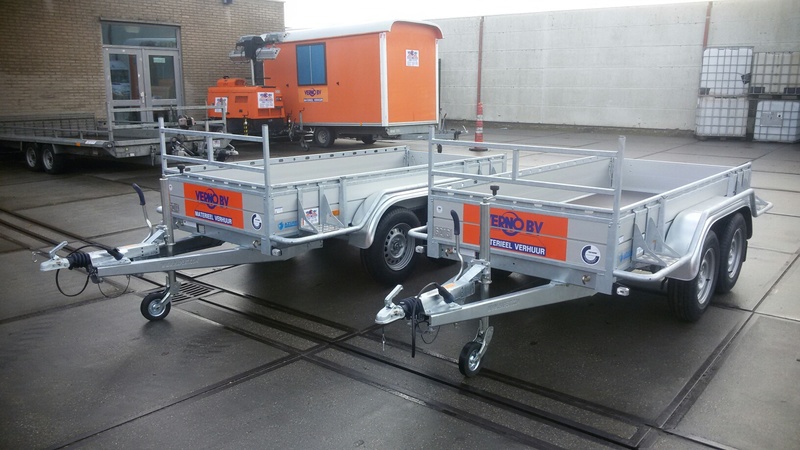 Aanhangwagen tandemasser | 3 meter huren