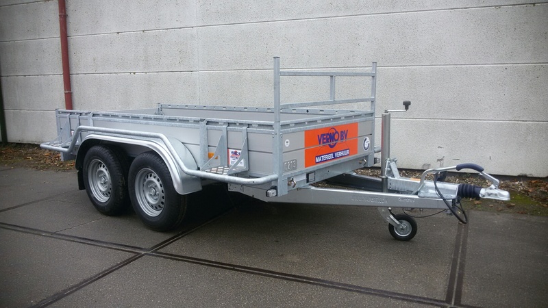 Aanhangwagen tandemasser | 3 meter huren