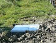 Bouwwaterput staal met kranen