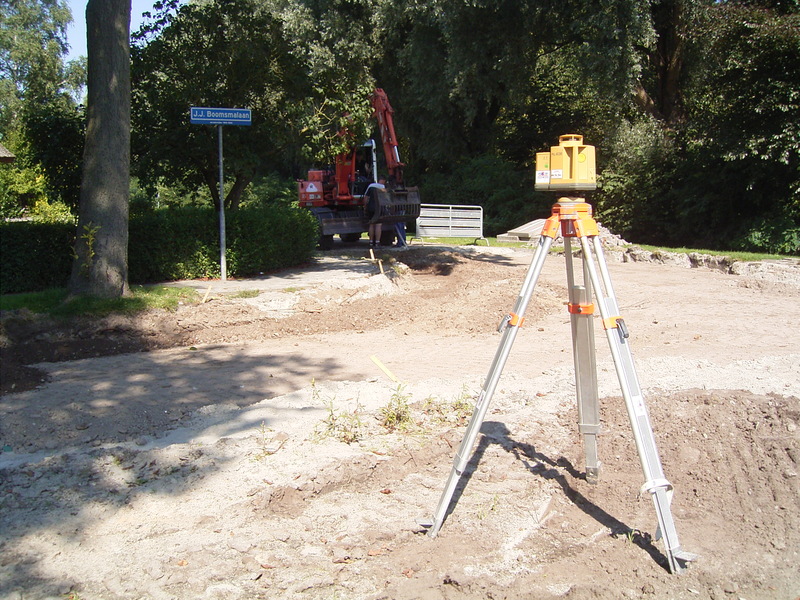 Roterende laser dubbel afschot huren