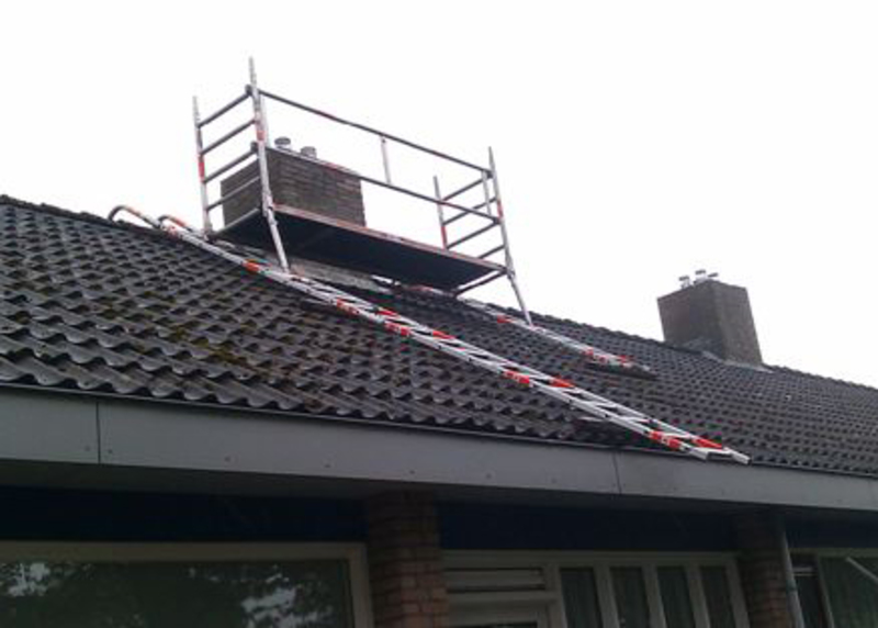 Schoorsteensteiger éénzijdig compleet huren