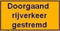 Tekstbord geel 100 x 50