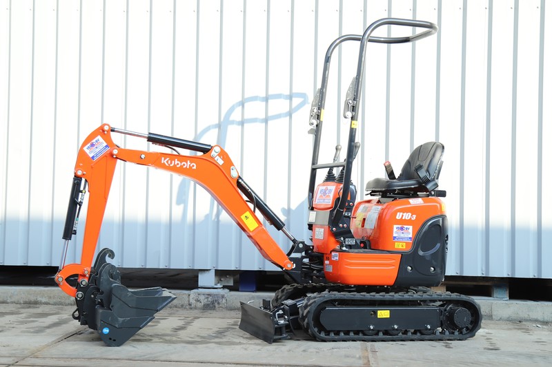 Mini-Graafmachine 1.000 kilo/diesel huren