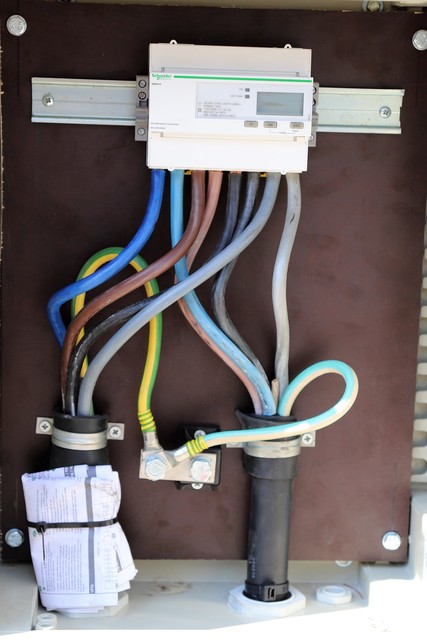 Kilowatt uurmeter 125 ampère | in kast huren