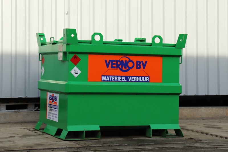 Brandstoftank 1.000 liter | IBC keur huren