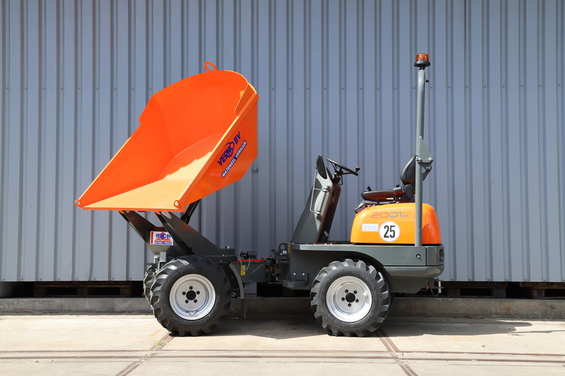 Dumper 2.000 kilo | 4 x 4 | Diesel huren