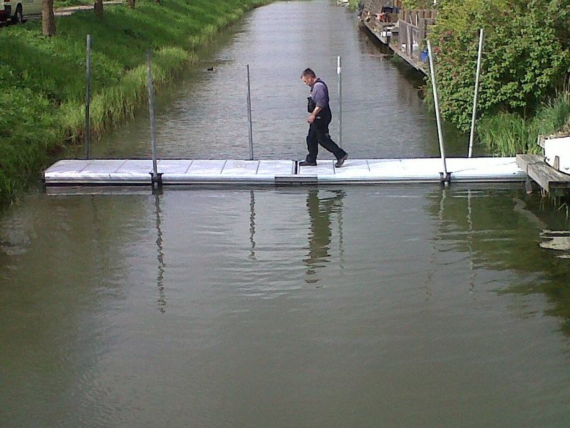 Werkvlot 1.20 x 4.20 | Koppelbaar huren