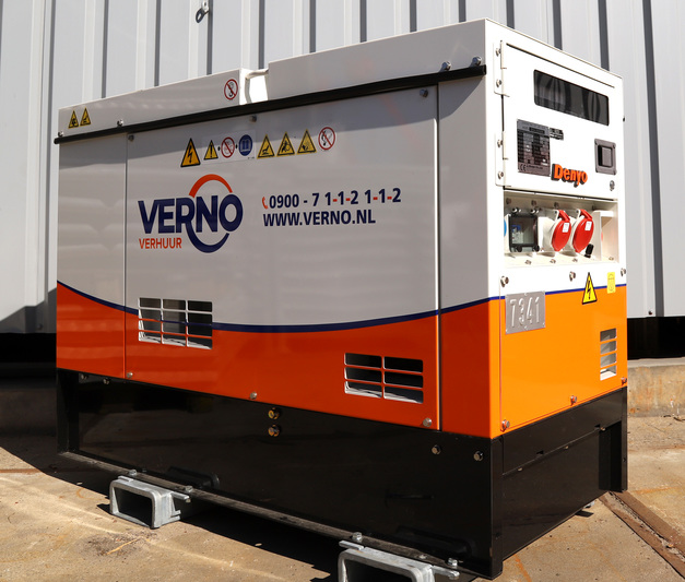 20 kVA Aggregaat 400V | Diesel | Stage V | Supergeluidgedempt huren