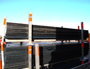 Transportrek voor 25 rijplaten