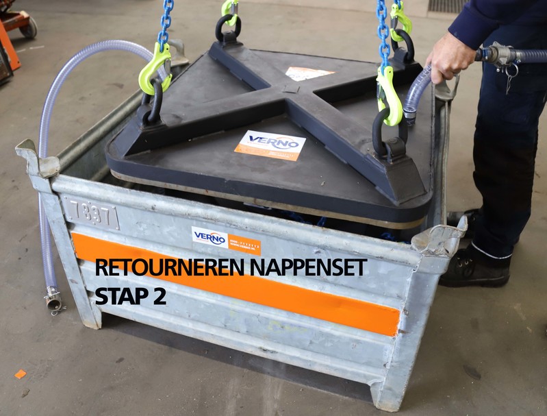 Nappenset | 75 x 75 | Inclusief hijsmiddelen huren
