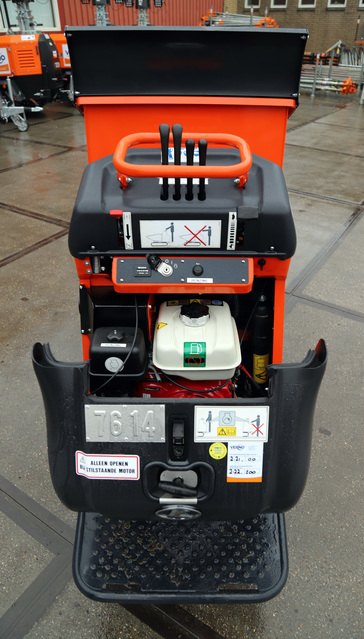 Minidumper 800 kilo | Rups | Benzine huren