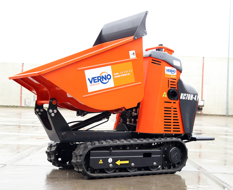 Minidumper 800 kilo | Rups | Benzine huren