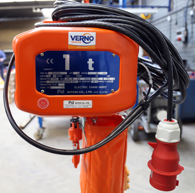 Kettingtakel | 400V | 1000 kilo | 8 meter  huren