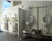 urinoirs - Sanitair unit 10 ft