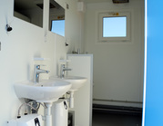 Sanitair unit 10 ft - binnenkant