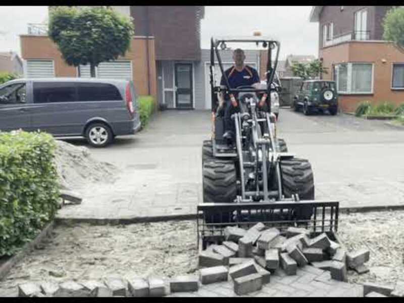 Tegelriek 140 cm t.b.v. kniklader en verreiker huren