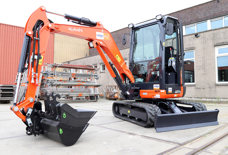 Mini-Graafmachine 2.700 kilo/diesel huren