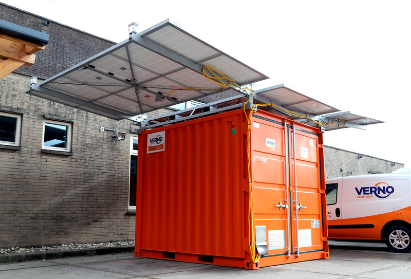 Accupack  30 kVA - 40 kWh met zonnepanelen huren