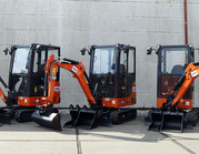 mini graafmachine 1900 kg huren