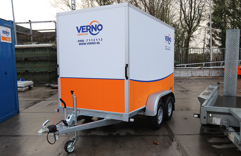 Aanhangwagen gesloten | 3 meter huren