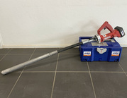 Stoktrilnaald op accu met koffer
