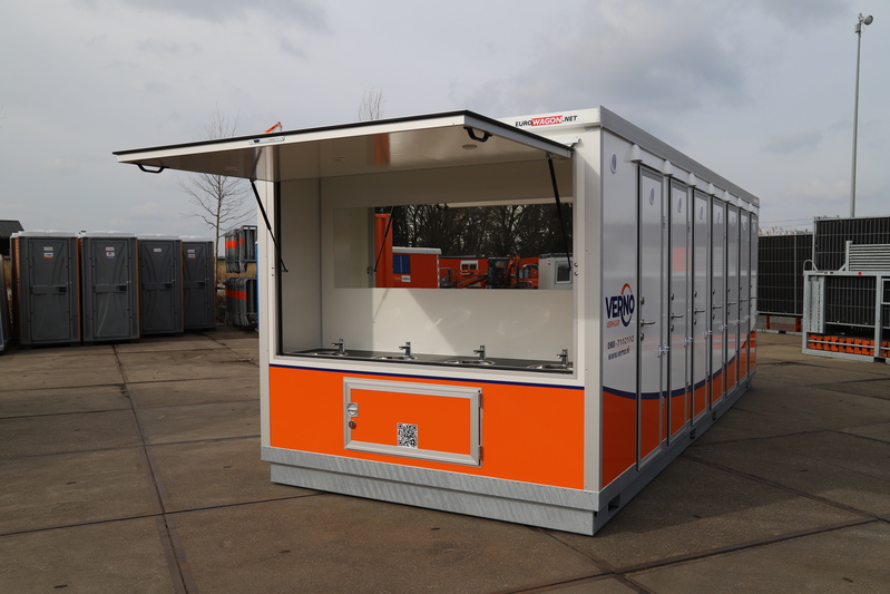 Toilet-unit (max. 14 personen) huren