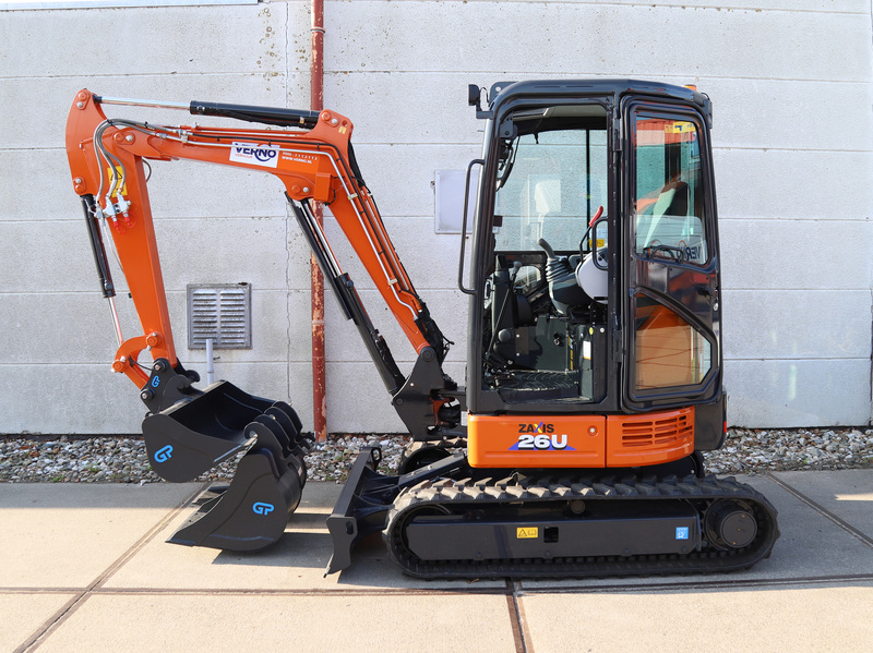 Mini-Graafmachine 2.700 kilo/diesel huren