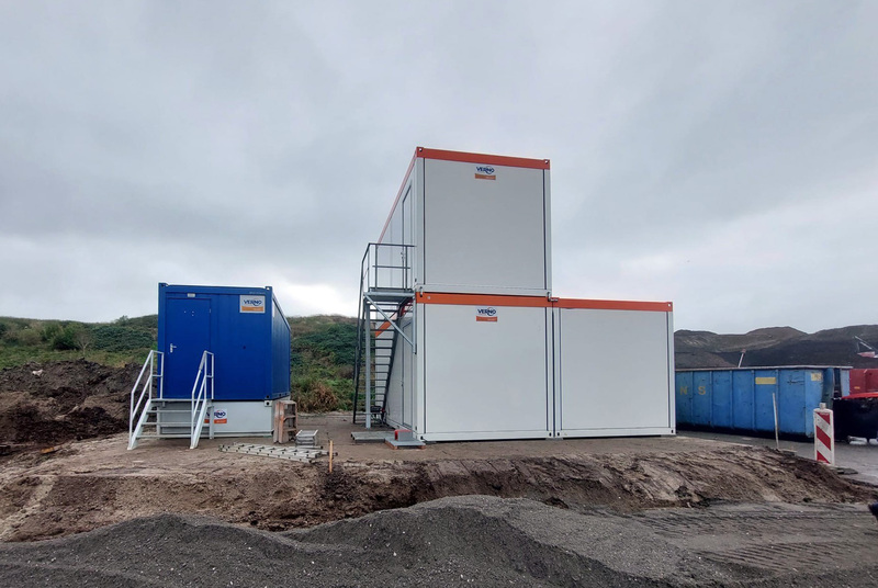 Schakelunit 6 x 3 meter inclusief voorportaal huren