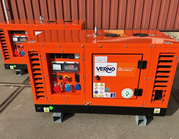 8 kVA Aggregaat 400V  Diesel Supergeluidgedempt