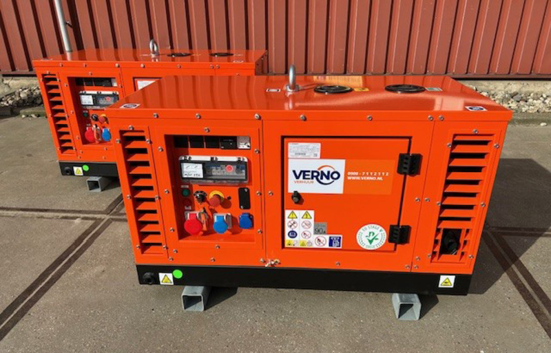8 kVA Aggregaat 400V | Diesel | Supergeluidgedempt huren
