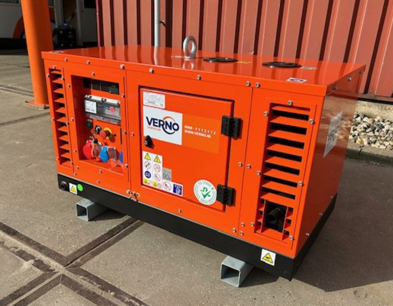8 kVA Aggregaat 400V | Diesel | Supergeluidgedempt huren