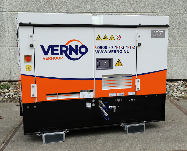 12,5 kVA Aggregaat 400V | Diesel | Supergeluidgedempt huren