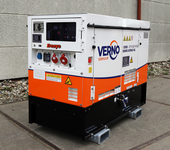12,5 kVA Aggregaat 400V | Diesel | Supergeluidgedempt huren
