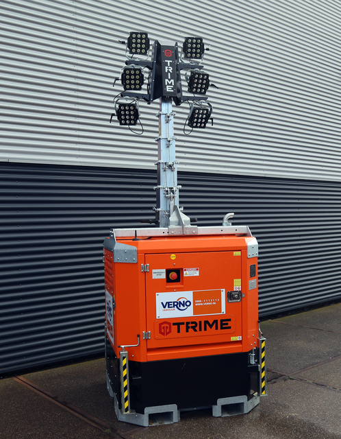 Lichtmast stationair | 6x100W | LED | Hybride huren
