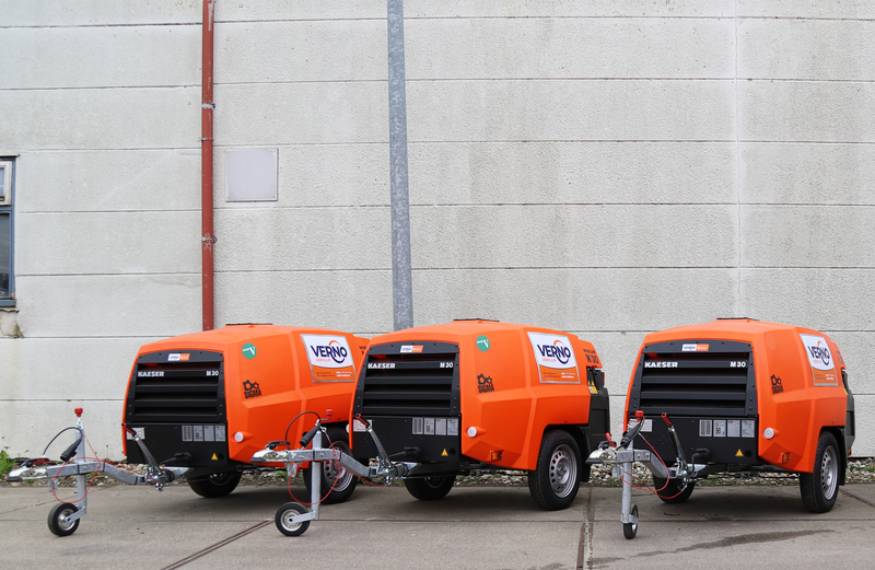 Compressor 3 mᶾ | Diesel | SGG | Vloeistofdichte bodem huren