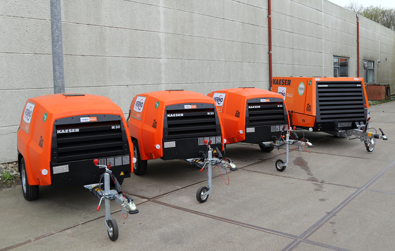 Compressor 3 mᶾ | Diesel | SGG | Vloeistofdichte bodem huren