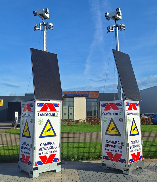 Mobiele beveiligingscamera | 100% Zelfvoorzienend huren