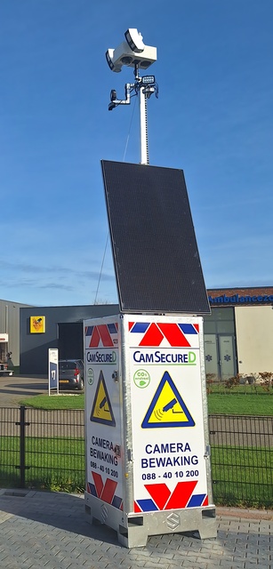 Mobiele beveiligingscamera | 100% Zelfvoorzienend huren