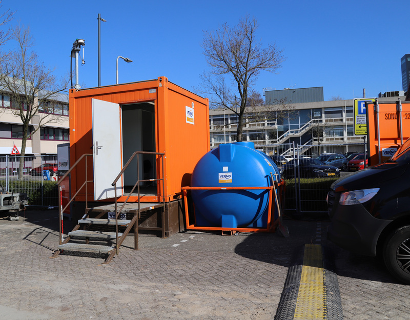 Sanitair unit 10ft huren