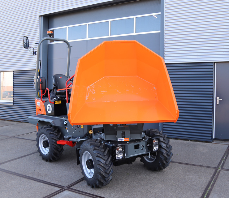Dumper 2.000 kilo | 4 x 4 | Diesel huren