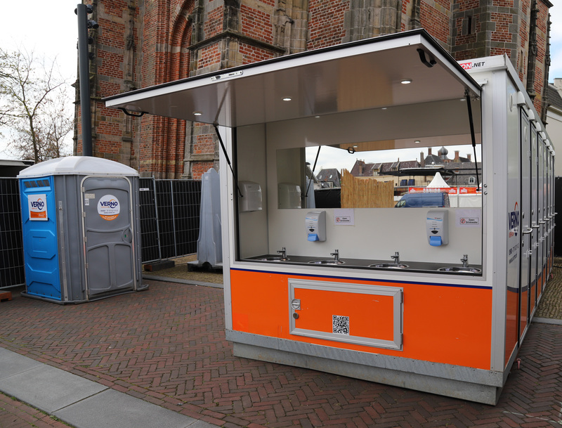Toilet-unit (max. 14 personen) huren