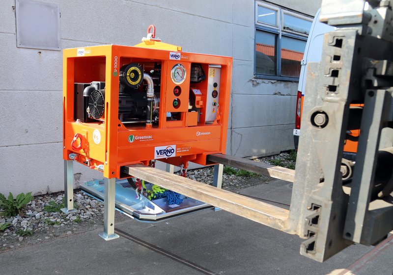 Vacuum hijsunit accu huren