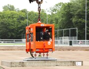 vacuum hijsunit accu in actie