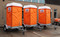 Toilet op aanhanger
