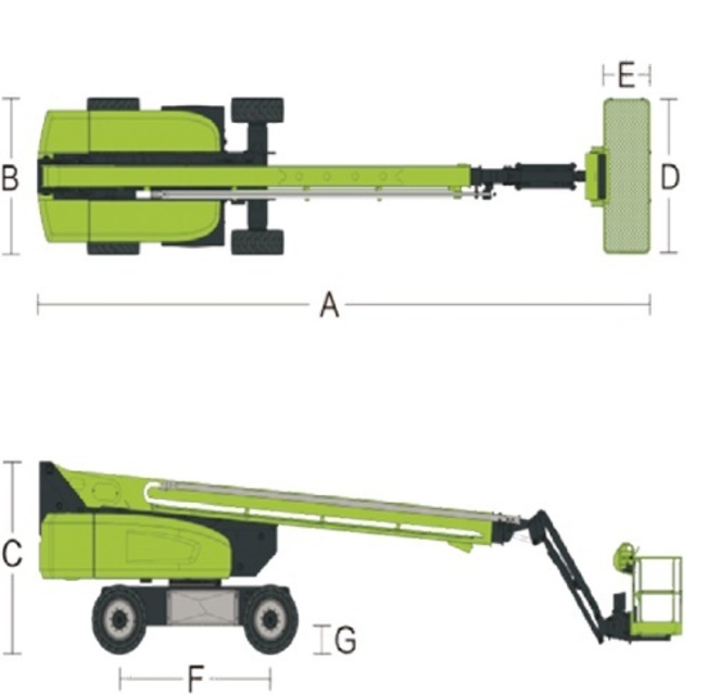 Telescoophoogwerker | 25 meter | 4x4 huren