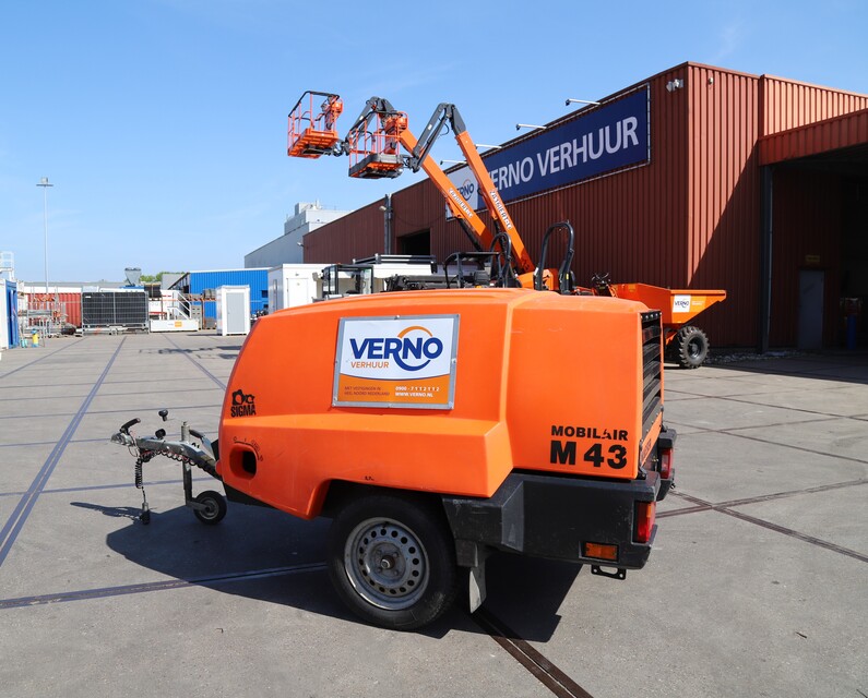 Compressor 4,2 m³ | Diesel | SGG | Vloeistofdichte bodem huren