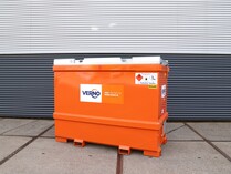 Brandstoftank 3.000 liter | IBC keur | Met pompinstallatie